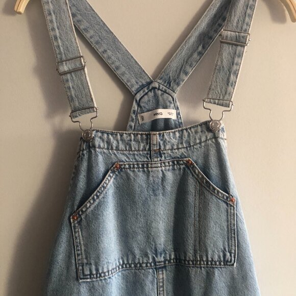 MNG MANGO DENIM MATERNITY OVERALLS SIZE SMALL M - Picture 7 of 7